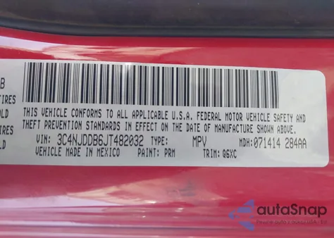 2018 Jeep Compass Trailhawk 4X4 z USA, uszkodzony, nr VIN 3C4NJDDB6JT482032